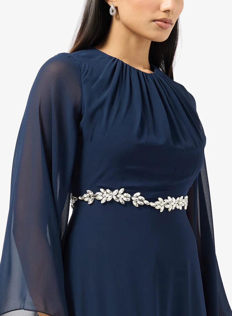 Khizana  Flared Sleeve A-line Dress for Women | Best Price UAE